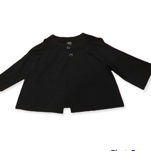 Cable & Gauge 3/4 sleeve, Black Sweater/Jacket size 3X